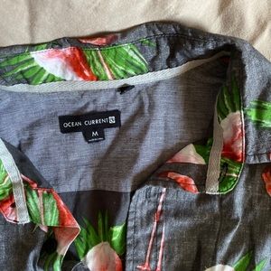 flamingo dress shirt🦩👔🌿